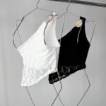 Top Encaje Caracol - blanco