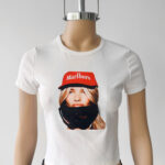 Remera Rib Marlboro - bordo