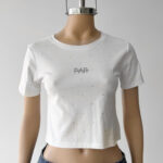 Remera Par Brillo - blanco - l