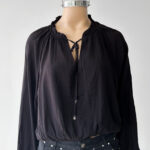 Blusa Cuello Abierto Ati - bordo - l