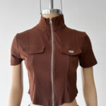 Remera Cierre MS chapita - bordo - l