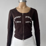 Remera Mangas Largas Comfort - bordo - l