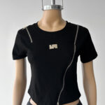 Remera Cierre A56FS - bordo - l