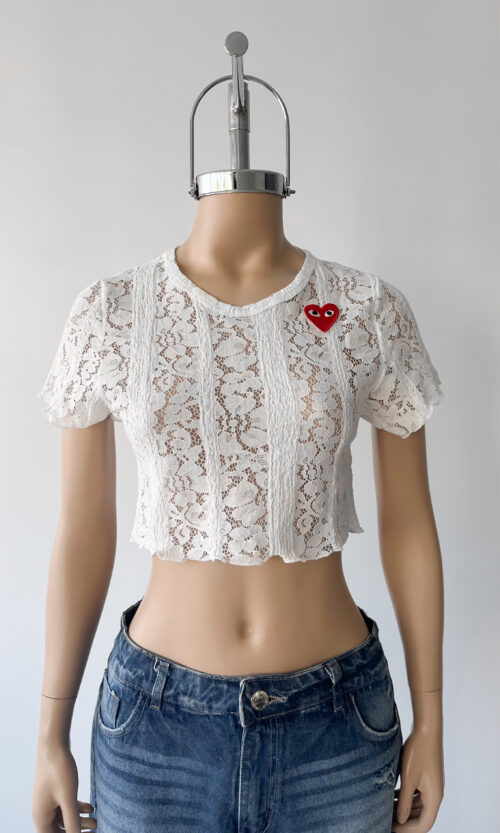 Remera Encaje Roulete Cori