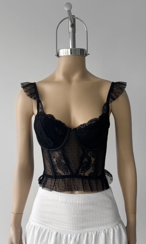 Corset Encaje Volados