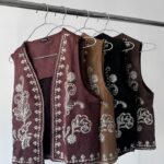 Chaleco Gamuza Baqui - beige-oscuro - l