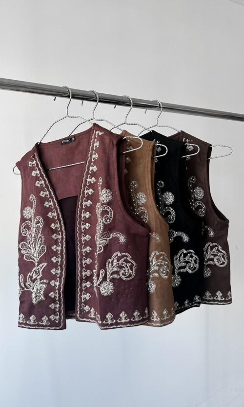 Chaleco Gamuza Baqui