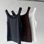 Musculosa Micro Cristal - blanco