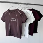 Remera Rib Athletic Virginia - bordo