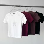 Remera Rib Starlight - bordo