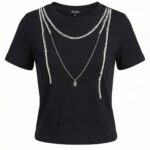 Remera Rib Collar Button - blanco - l