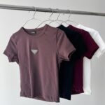 Remera Rib Beastrage - bordo