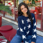 Jean Wide Leg Azul Strass - xl