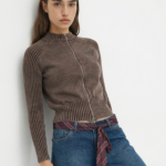 Sweater Campera Vintage Chapita - gris - l