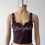 Musculosa Rib Discipline - bordo
