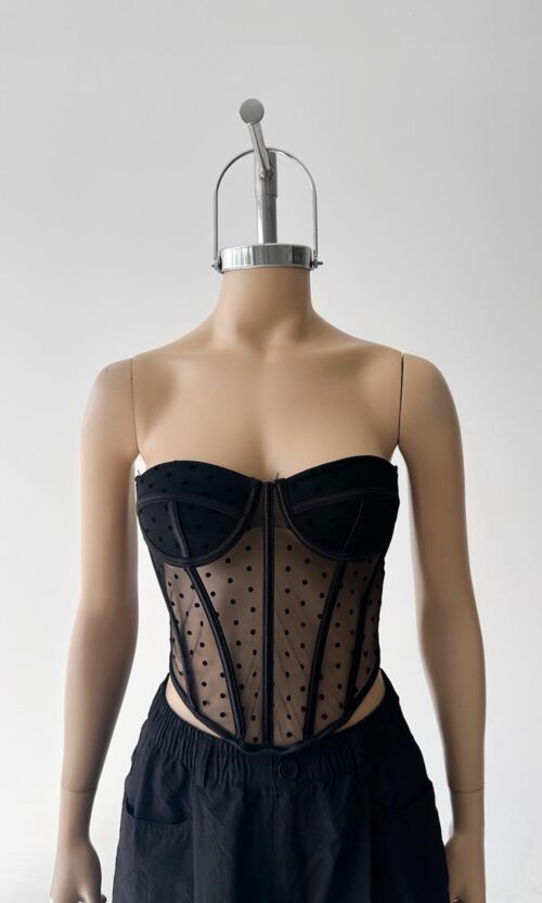 Corset Strapless Encaje