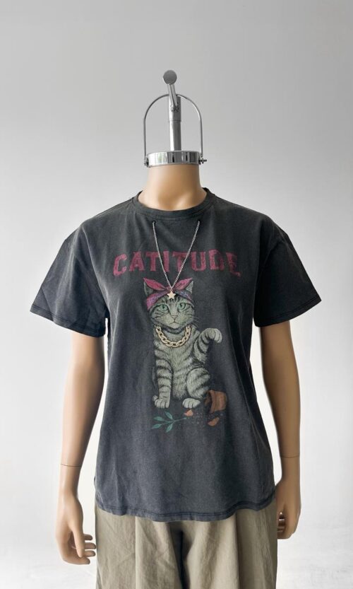 Remera Lavada Catitude