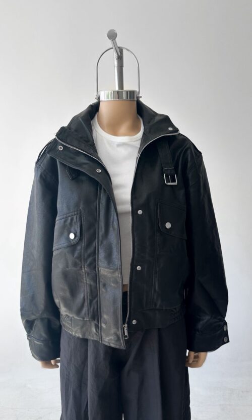 Campera Cuerina Rock