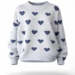 Sweater Love Heart - amarillo-pastel - l