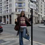 Jeans Palazo Con Recorte Tachi - 36