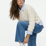 Sweater Trenzado Combi Cami - bordo - l