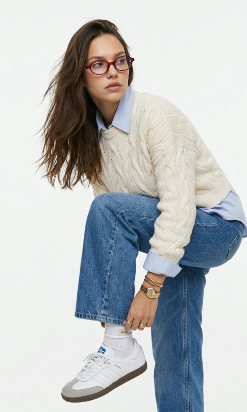 Sweater Trenzado Combi Cami