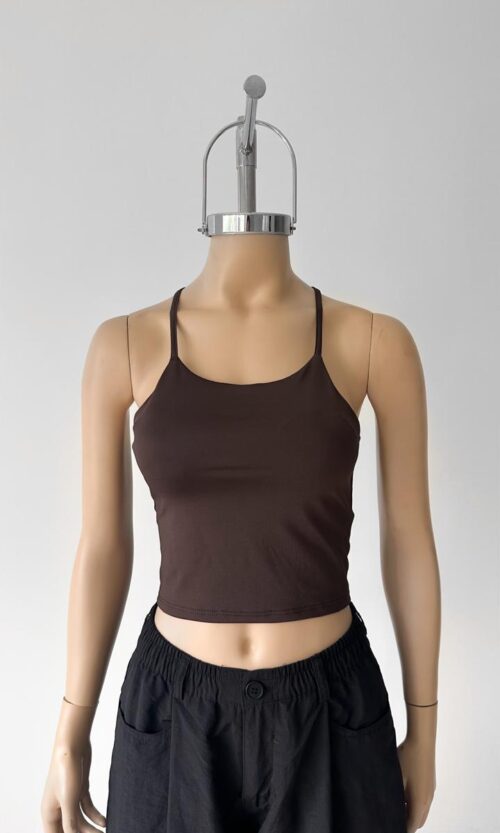 Top Microfibra Con Taza