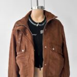 Campera Oversize Gamuza Titi - beige-oscuro - l