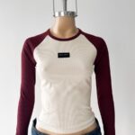 Remera Mangas Largas Morley Min - bordo