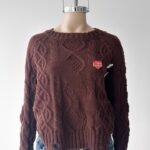Sweater Trenzado Pines Love - rosa - l