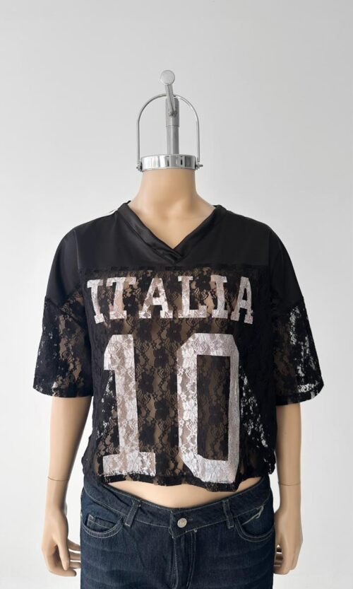 Remera Encaje Italia 10