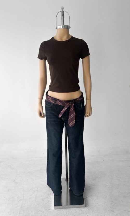 Wide Leg Liso Corbata