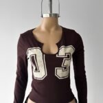 Mangas Largas Rib 03 - bordo