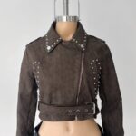 Campera Cuerina Corta Tach - gris-oscuro - l