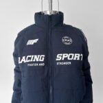 Campera Bomber Racing Sport - azul - l