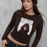 Mangas Largas Rib Be Who You Need - bordo