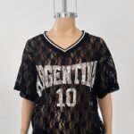 Remera Encaje Argentina 10 - bordo