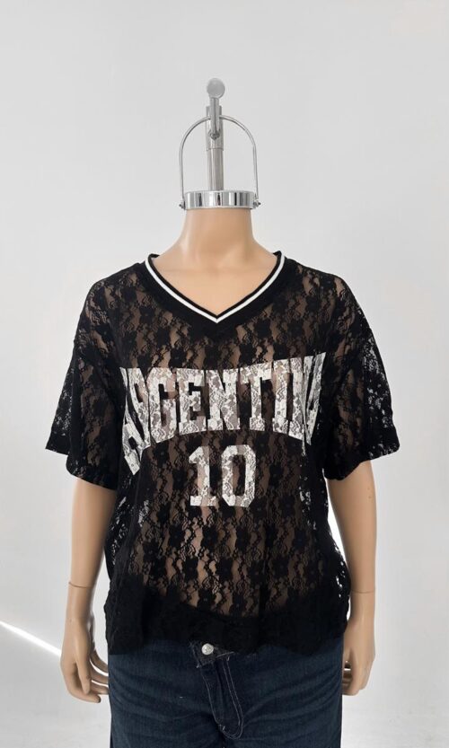 Remera Encaje Argentina 10