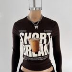 Mangas Largas Rib Short Break - bordo