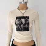Mangas Largas Rib Girls - bordo