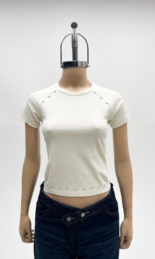 Remera Rib Mini Stars