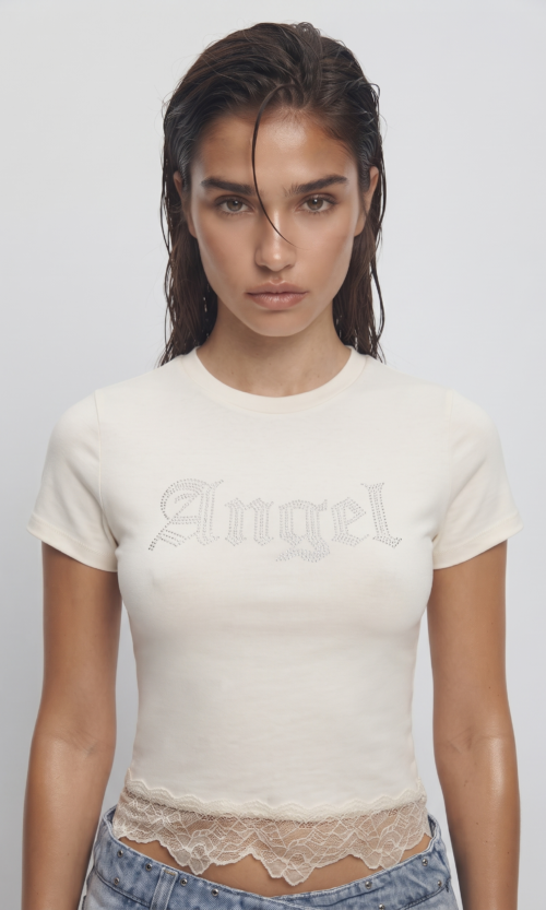 Remera Rib Angel