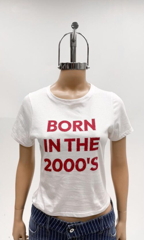 Remera Rib Born In The 2000