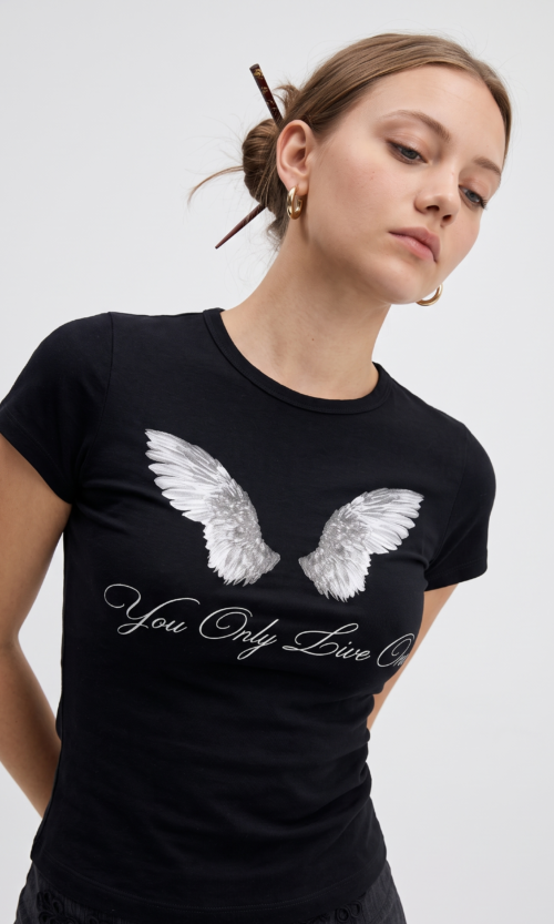 Remera Rib You Only Live Once