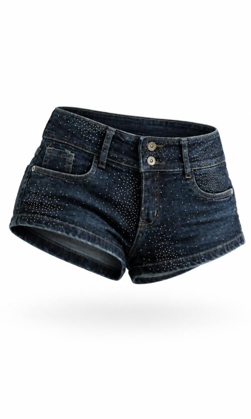 Short Azul Brillos