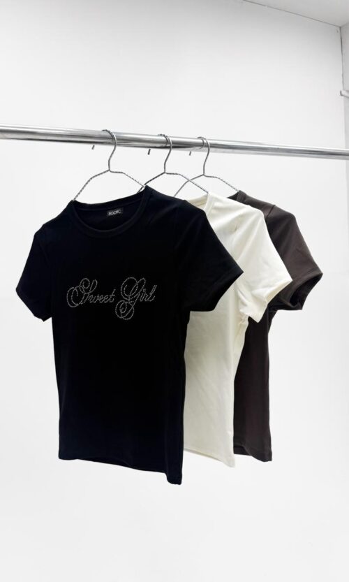 Remera Rib Sweet Girl