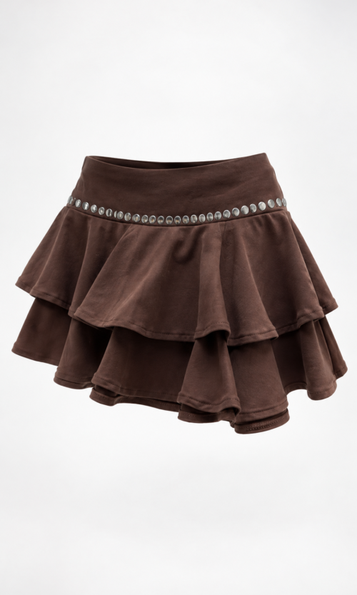 Pollera Algodon Tachas Timotea